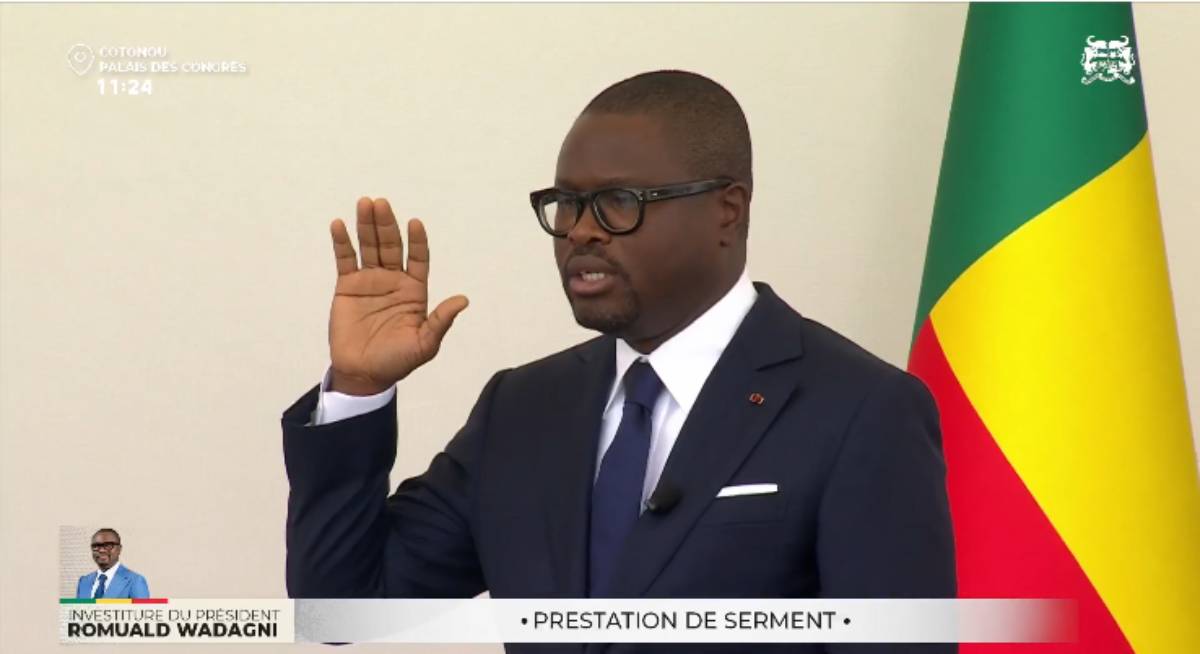 Le Benin installe Romuald Wadagni son 5e president depuis 1990